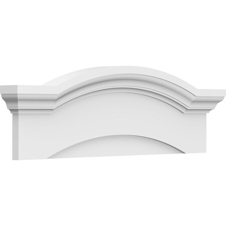 Ekena Millwork Eyebrow Architectural Grade PVC Pediment, 32"W x 10-1/2"H x 2-3/4"P PEDP032X105EYE00